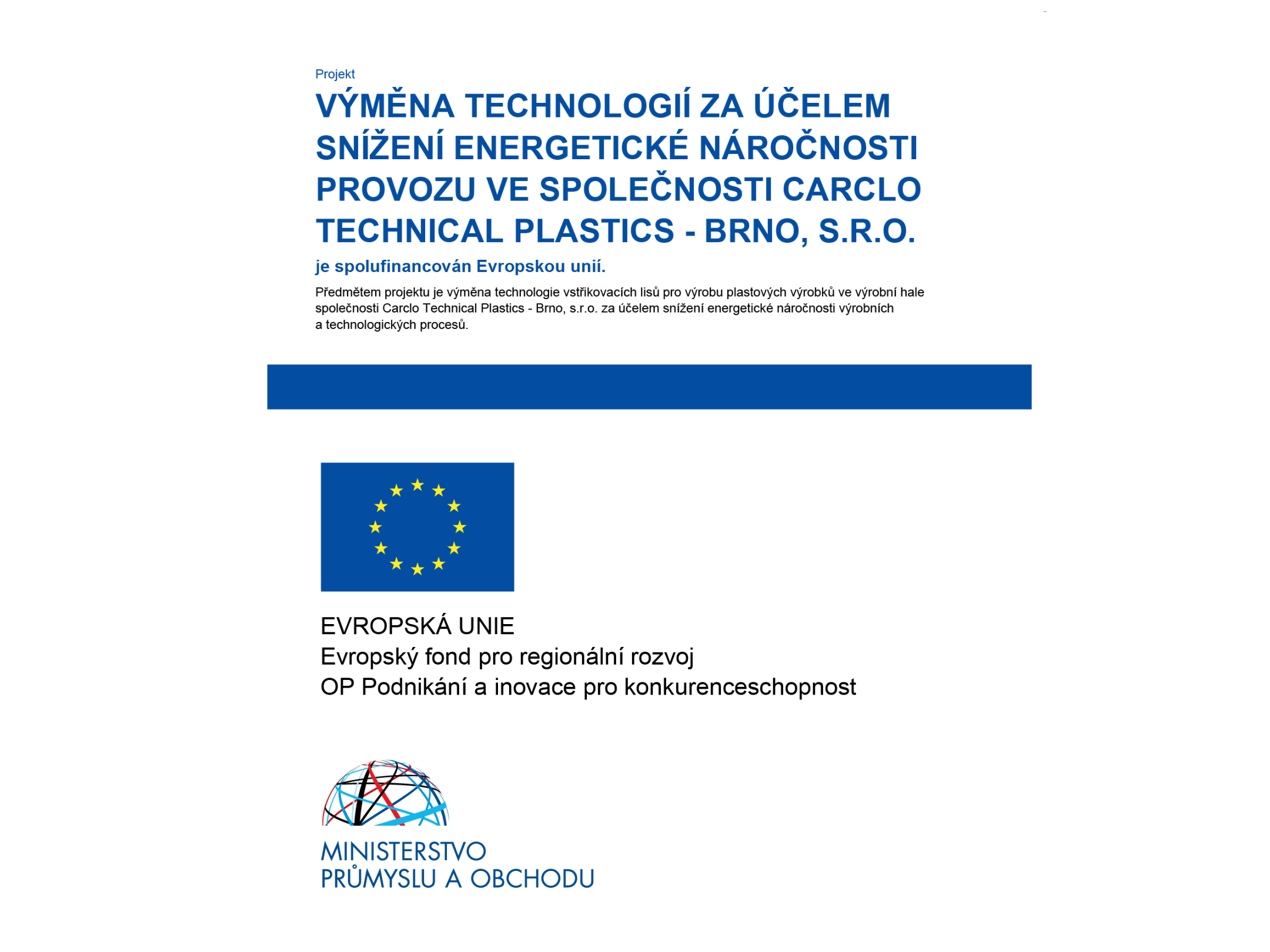 EU project - CZ - poster