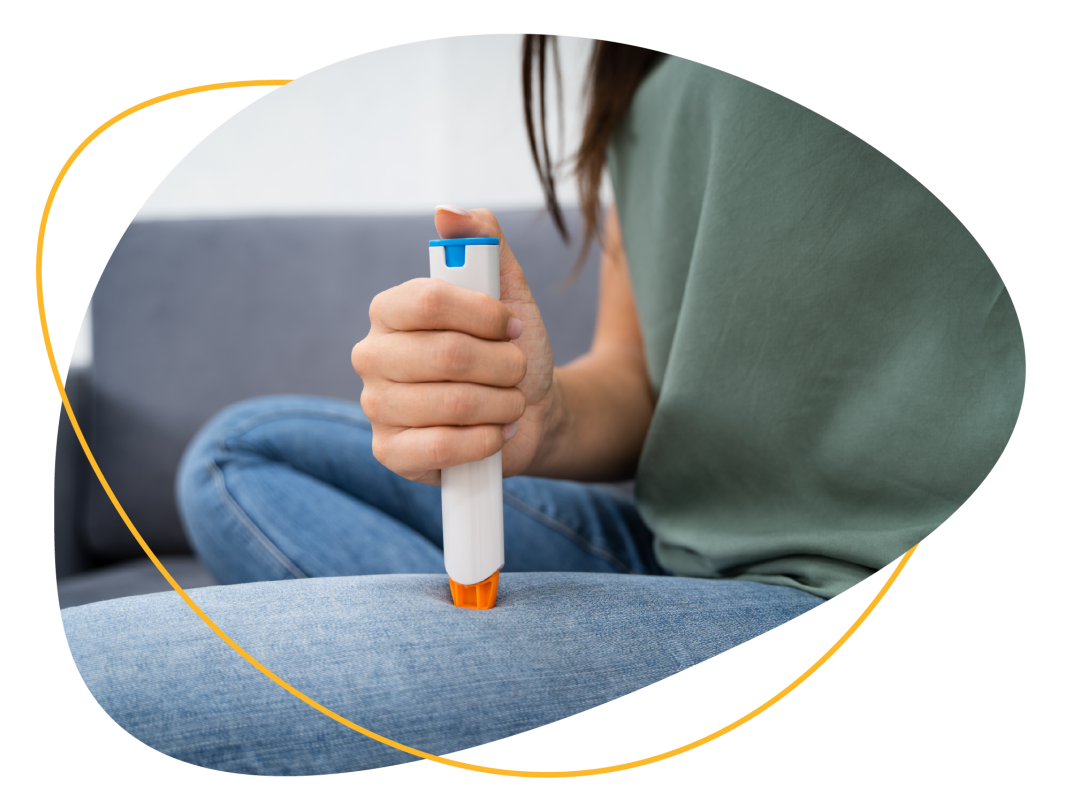 Pebble Grid - Auto-Injectors, with pebble around